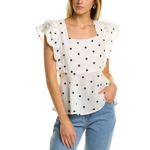Olivia Rubin Womens Elli Sleeveless Top, White